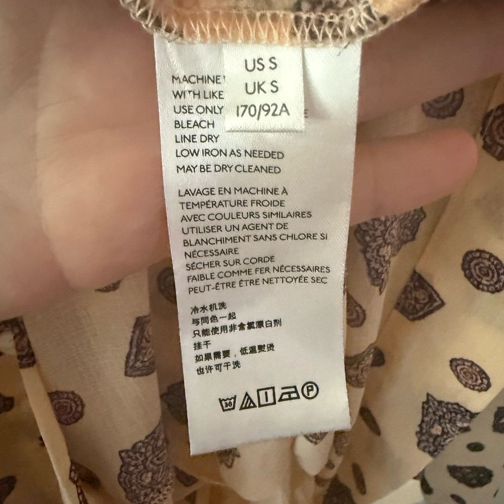 New Free People Womens Mini
Dress Tunic Tea Combo Beige
Cream Sz Small - Picture 11 of 16